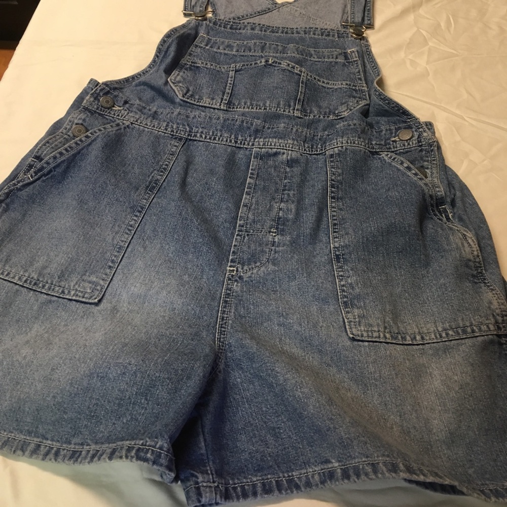Bib overall shorts